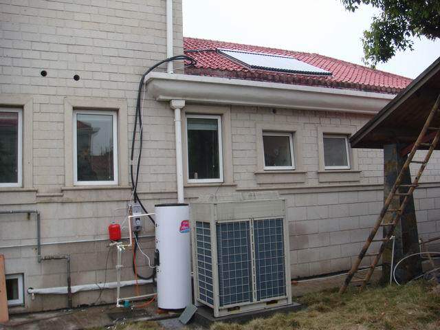 GLONASS high-end villa two-piece pressure-bearing solar water heater red copper superconducting heat pipe 100-1000L