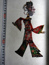 Театр теней Осел тень кожи Бэлль