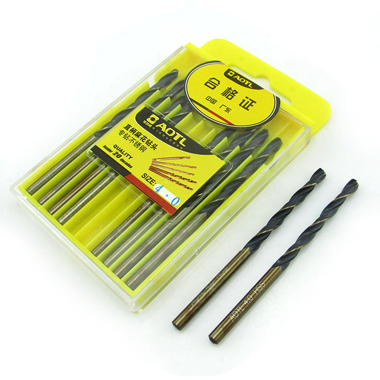 Aotl Austley Cobalt Alloy Twist Drill Stainless Steel Plate Special Drills 2-8 5mm Multiple Specifications