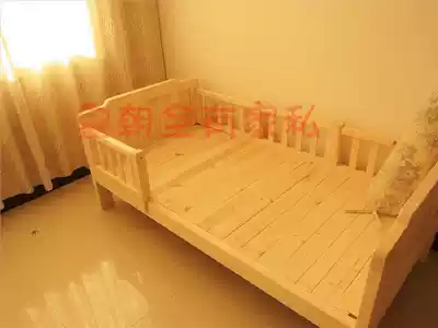New special solid wood children's bed Pine children's bed multi-function guardrail bed Pine small bed children's bed