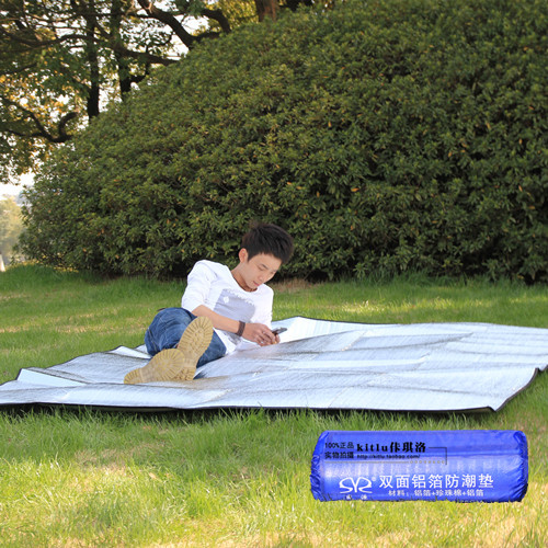 Outdoor double multiplayer widened thickened aluminium film anti-damp cushion picnic cushion tent cushion multiple sizes