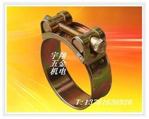 Colored zinc iron strong throat clamp 17 -- 19mm (outer diameter of pipe)