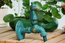 European European style garden animal antique cute washing machine faucet horse head