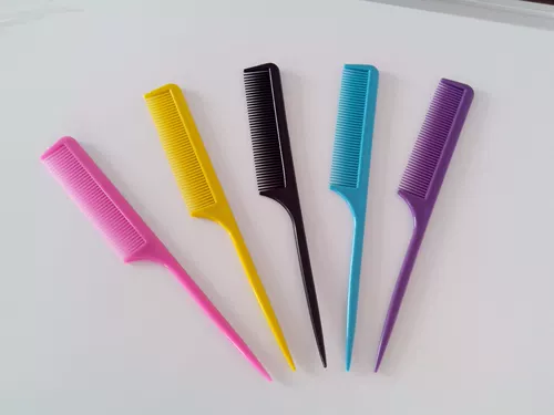 Цветовой хвост, парикмахерская хвостовая расческа, расческа для волос, расческа парика