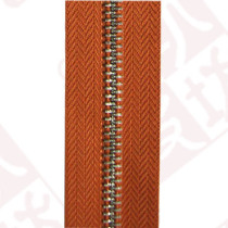 5#红茶色银色 TWO-WAY ZIPPER L290-1