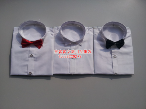 Kids White Shirt Boys Long Sleeve Show Long Shirt Kids Suit Shirt Chorus