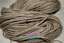 4mm hemp rope hemp rope DIY craft decorative hemp rope three strands Jub rope potted hemp rope guarantee rope 100 m