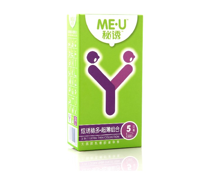 Durex杜蕾斯秘诱天然胶乳橡胶避孕套5只装炫诱秘多超薄组合安全套