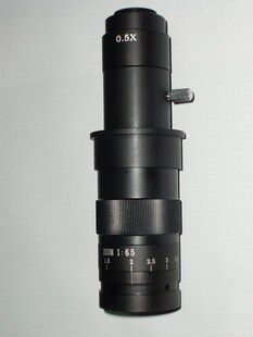 Single-cylinder film microscope lens XDC10A 7X-4 0 5X continuous doubling digital microscope lens electric