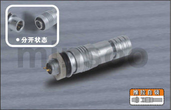 Air plug XS6 YC6-2-3-4-5P in the air.