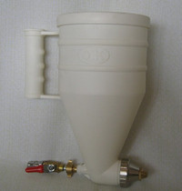 Plastic non-adjustable bullet coating gun coating gun large area spray gun