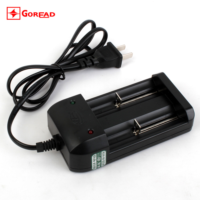 Two-section 26650 battery charger dedicated double-seat charger strong light flashlight charger