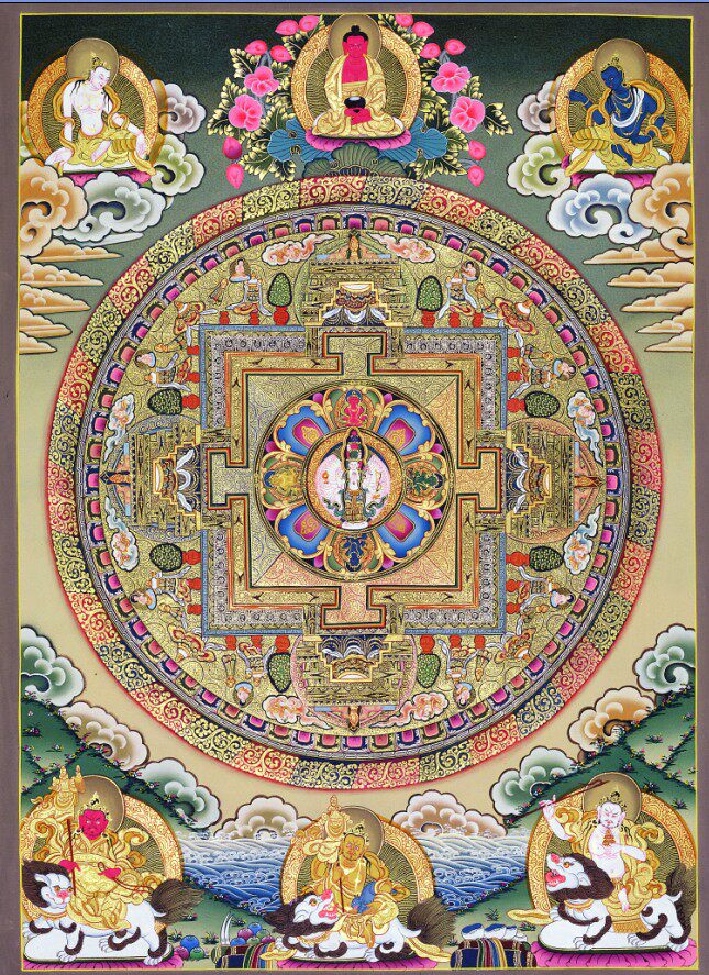 Buddha portrait decoration Buddha portrait eleven facet Guanyin altar City Thu 4-phase paper double-sided plastic packaging