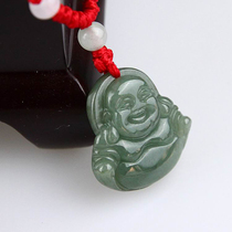 (Poly-Treasure Loft) Natural Emerald Old Pit A Cargo Oil Greens Chuckle of the Millver Pendant