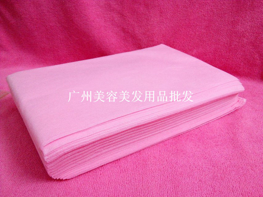 Disposable beauty bed sheet 80 * 180 thickened Pink Mattress Unwoven Beauty Salon Massage Bed single