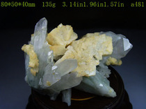 Green quartz dolomite Earth Baby collection ornamental mineral crystal specimens