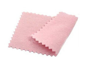 8*8 Deerskin velvet silver cloth wholesale silver polishing cloth (manufacturers)