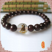 Xiangan Pavilion Garnet Rabbit Liuhe Bracelet 6MM (Female) Dog Zodiac Rabbit Mascot 』