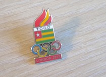 London 2012 Olympic Games badge Togo Olympic Committee NOC badge A