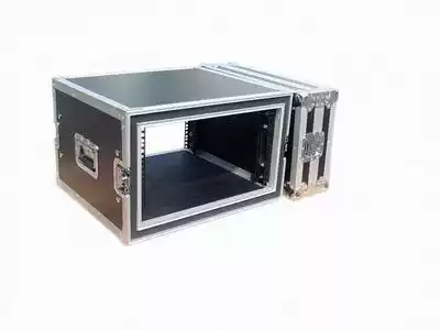 8U double-layer shockproof box Aviation box Main shell aluminum alloy box password box Aluminum box shockproof box Instrument box