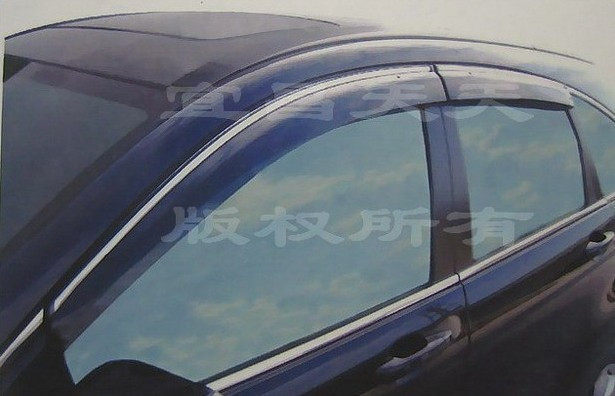 Suitable for 07 Honda CRV Rain stopover Honda CRV clear rain cover with 12 buckles plus original loaded strongbox
