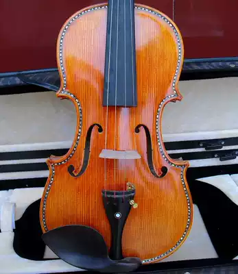 High-grade full handmade violin handmade paint carved accessories 4 4 models