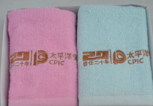China Pacific Towel Pure Cotton Wool 35 * 80CM Wash Face Towel Life Company Advertising Pure Cotton Towel