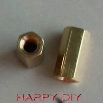 The through hexagonal copper column inner hole is M3 threaded length 10MM