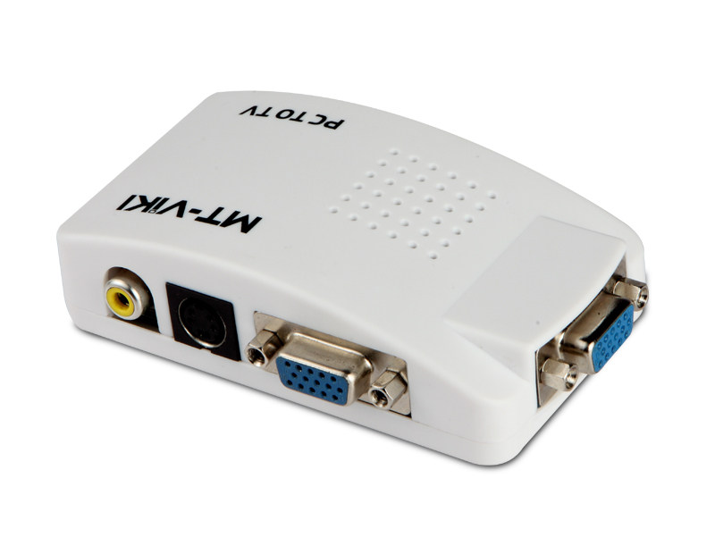 Maituo VGA transfer AV film converter VGA turn AV S terminal computer turn TV MT-PT01