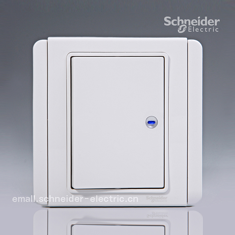 Special Schneider Metropolitan E3000 series with LED lights indicating UniLC Switch White