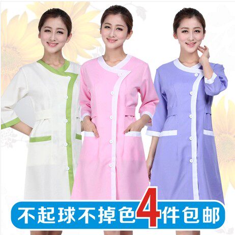 2015 promotion new beauty salon beautician summer clothes professional work clothes nurse clothes cotton clothes