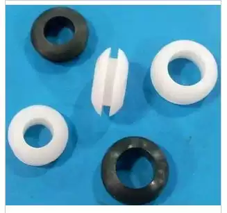 Coil outlet Ring Power supply wire protective sleeve wire buckle coil diameter 10 white 1000 a pack