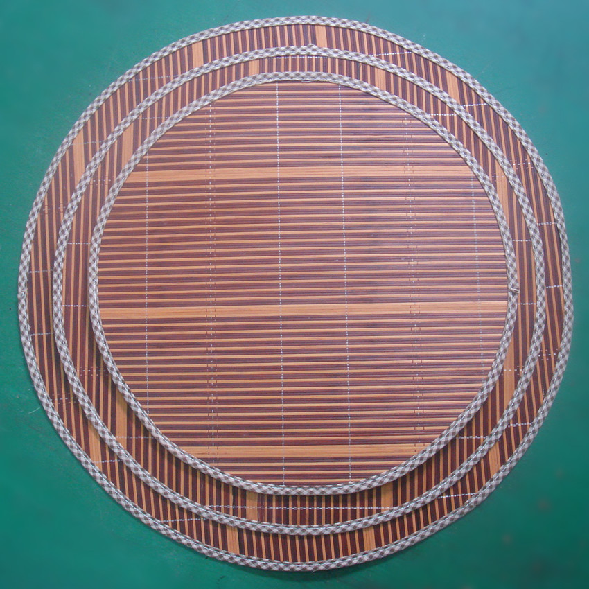 Summer pet mat mat heatstroke prevention kennel mat cat dog ice mat round bamboo mat car mat summer