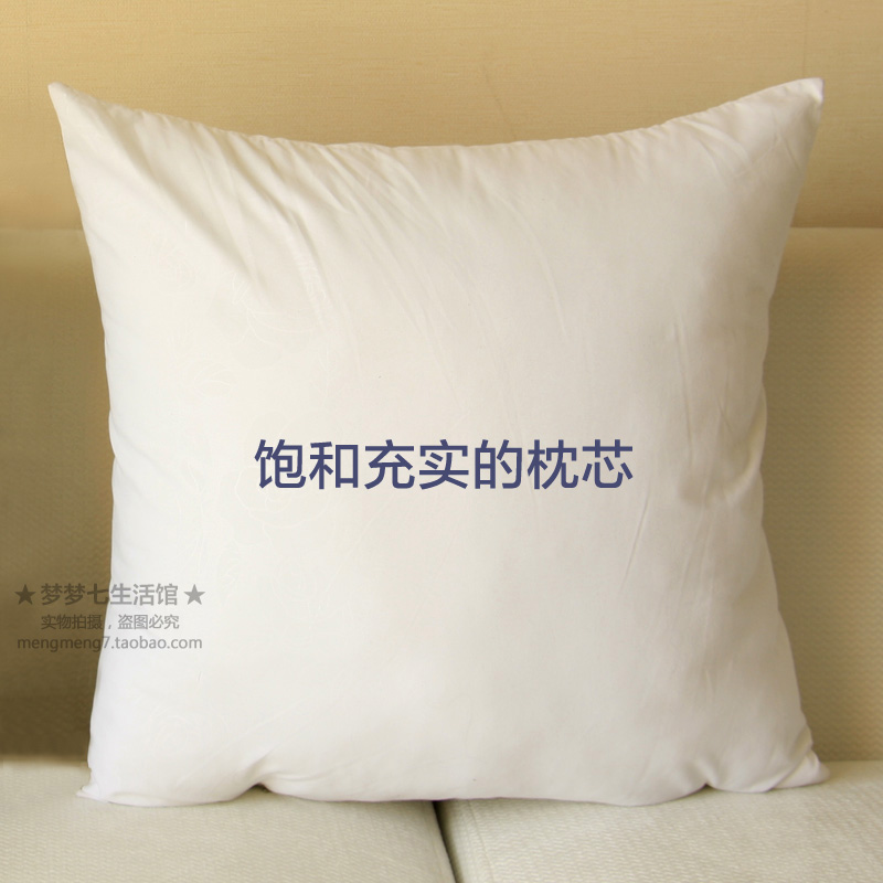 Multi-size vacuum compression rose textured satin finish with removable and washable sofa cushion core leaning against the pillow full holding pillow core