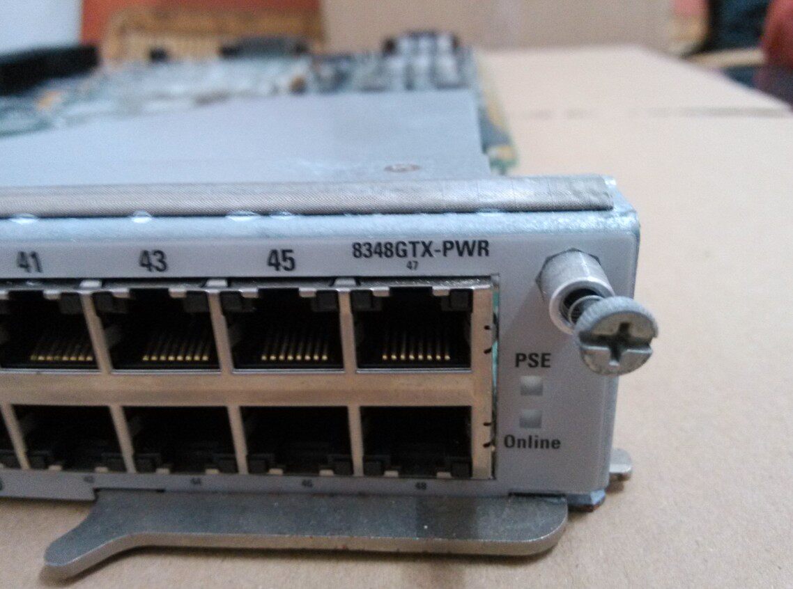 Demolition of the Nortel Nortel 8348GTX-PWR DS1404094 8310 spot