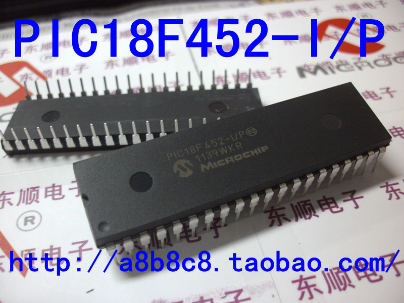 PIC18F452-I P straight DIP DIP-40 imported original fake one pay ten Microchip brand new