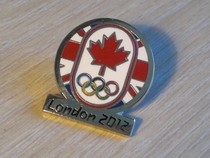 London 2012 Olympic Games badge Canadian Olympic Committee NOC badge
