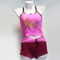 Special Cabinet New Liya Swimsuit Quality Spandex Fabric Sports Subsection Split Flat Corner Swimsuit Woman 7221