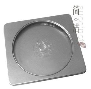 Rectangular CD box single-piece DVD disc box storage box tin box metal box cd bag cd rack CD box