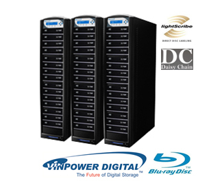 Vinpower Digital USA Weibo shark can be connected in series with Blu-ray Disc copy machine-Hard disc towed 45