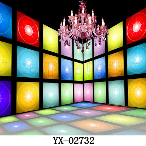 Yy anchor background cloth high-end extravagant extravaganza between men and women The main sowing background 3d anchor background cloth photo gallery background cloth