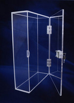 Factory-made direct acrylic cosmetic box items box dust cover