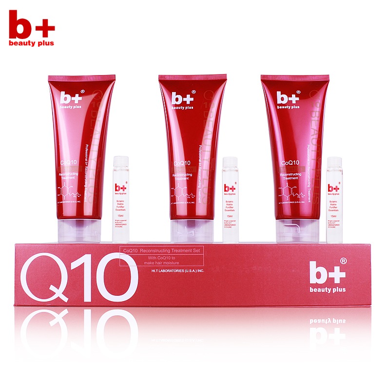 正品B+Q10深度发芯重组发膜倒膜套装头发护理焗油膏 烫染受损修复