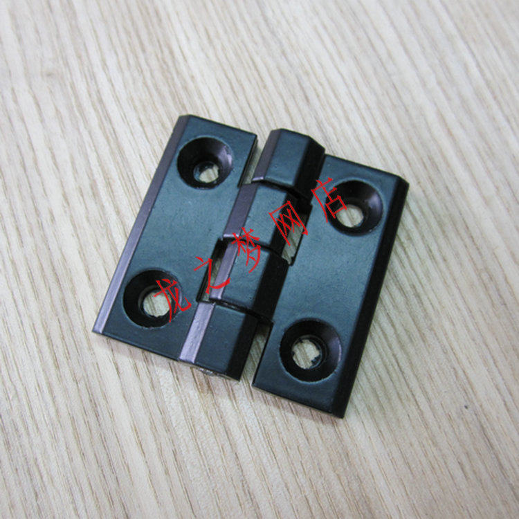 Thickened Haitan iron cabinet hinge Iron cabinet door hinge Bed accessories Alloy black hinge 40MM*5MM