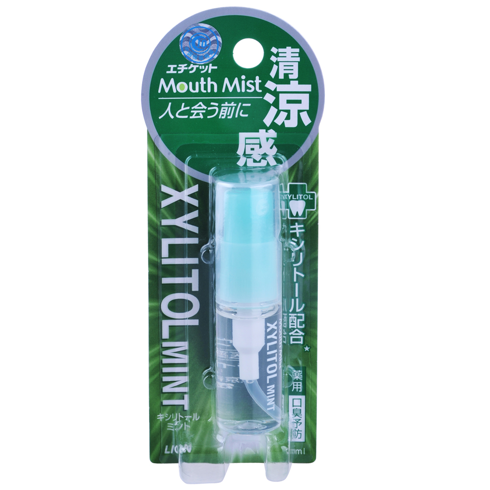 LION/狮王原装进口ETIQUETTE清新口喷剂5ml(木糖醇薄荷)