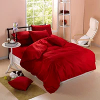 Bộ đồ giường buôn bán hàng trực tiếp màu denim hai mảnh cưới đỏ chăn thời gian giới hạn đặc biệt cung cấp miễn phí vận chuyển - Bộ đồ giường bốn mảnh chăn ga everon 2020