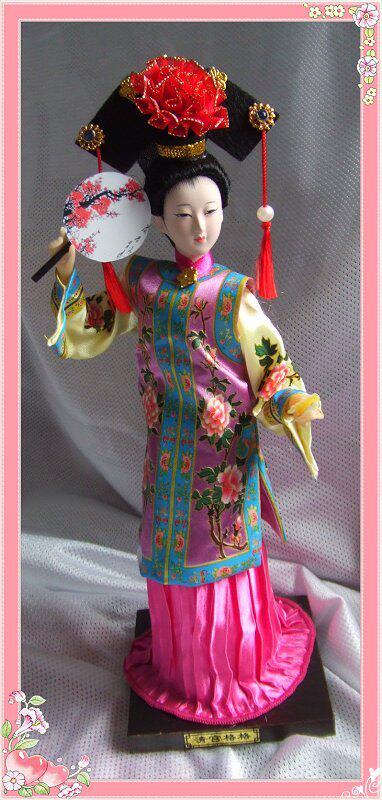 Yu Pingjuan Everyone type Juan Guan folk Handicraft Beauty Home Swing with umbrella Qing Palace Gerg-Taobao