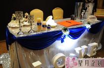 Shanghai Treasure Blue Themed Wedding Treasure Blue Sign To Desk Arrangement Yingbin Desk Display Desk Placement Site