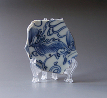 2440 weather unicorn porcelain specimen