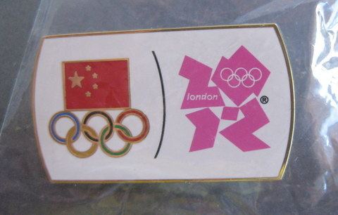 2012 London Olympic Games Badge NOC Team China Commemorates Chapter
